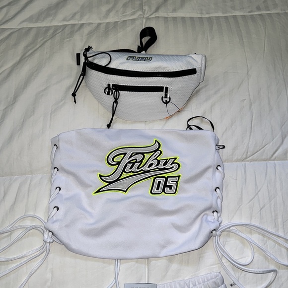 🚨 🔥 Fubu set bundle crop top pant bag jogger summer deal - Picture 2 of 3